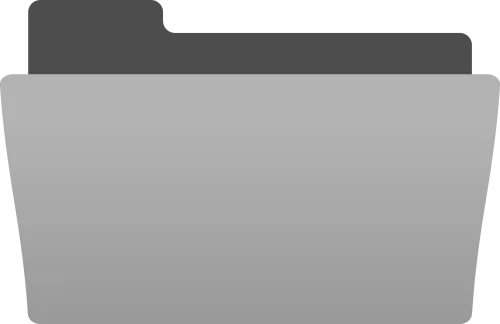 Black Folder Icon Icons Png Grey Folder Clipart- - Grey Mac Folder Icon