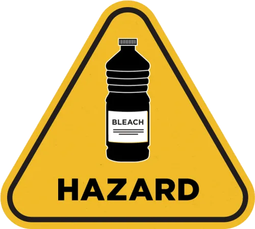 Bleach Is A Hazard - Hazard And Risk Gif