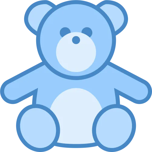Teddy Bear Icon - Blue Teddy Bear Png Blue