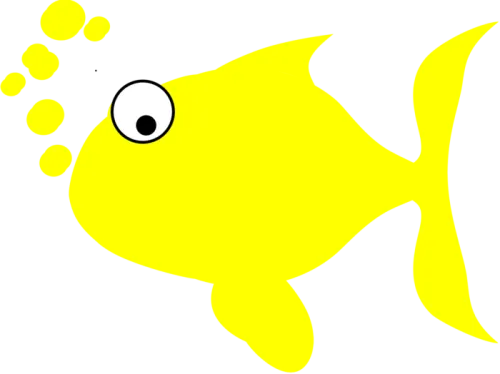 One Fish Two Fish Red Fish Blue Fish Clipart - Yellow Fish Clipart