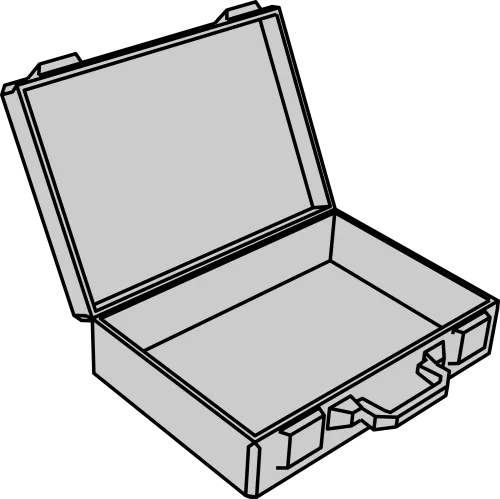 Empty Suitcase Clip Arts - Open Suitcase Clip Art