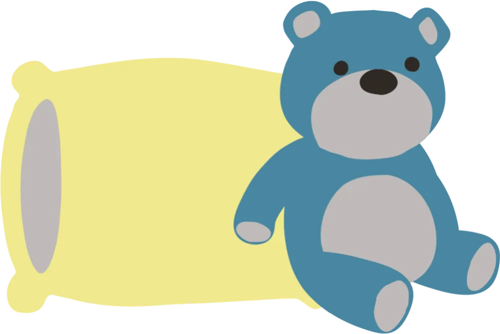 Teddy Bear With Pillow - Teddy Bear And Pillow Cartoon