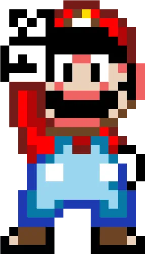 8 Bit Mario Png - 16 Bit Mario Png