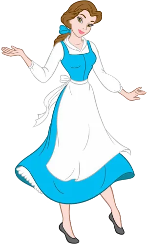 Peasant Belle - Paper Doll Disney Princess Belle