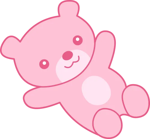 Cute Pink Teddy Bear Png Image Clipart - Pink Teddy Bear Clipart