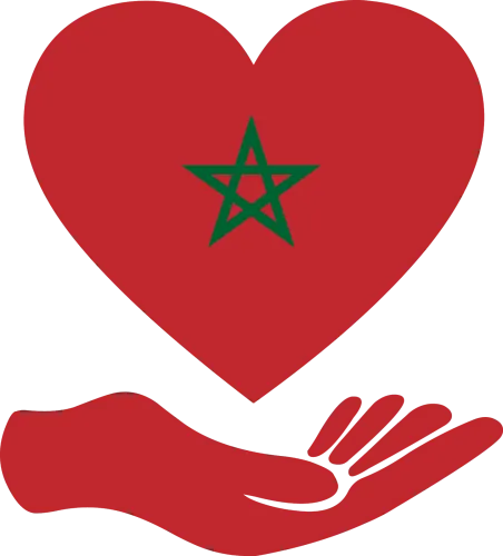Download Flag Love Morocco Svg Eps Png Psd Ai Vector - Morocco Flag And Algeria