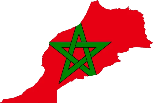 Morocco Flag High-quality Png - Morocco Flag Map