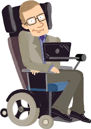 Professor Stephen Hawking Smiling