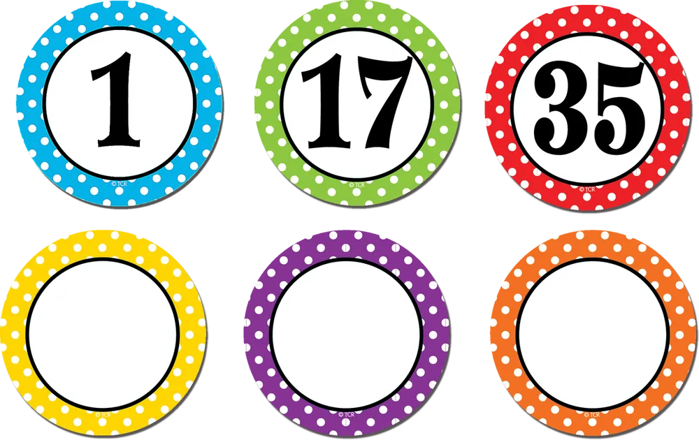 Magnetic Numbers For Classroom