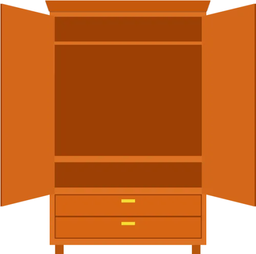 Wood Wardrobe - Cupboard