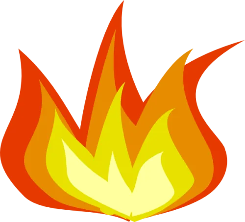 Realistic Fire Flames Clipart - Clip Art Flames