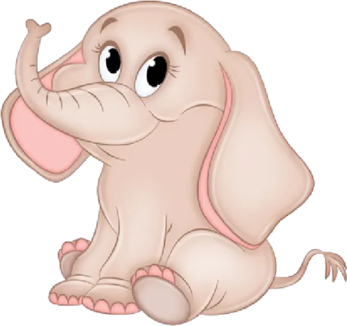 Funny Baby Elephant Images Cliparts - Pink Baby Elephant Clipart Baby Shower