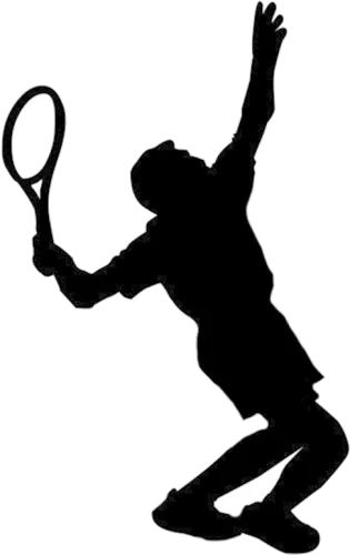 Sports Tennis Clipart Tennis Player Clip Art Silhouette - Silhouette Tennis Player Png