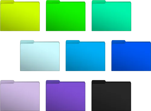 13 Color Folder Icons Windows 8 Images Color Folder - Colored Mac Folder Icon