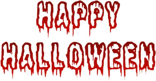 Free Png Happy Halloween Png Images Transparent - Happy Halloween Png Red