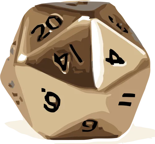 20 Sided Dice Png -d20 Vector 20 Sided Die - 20 Sided Die Transparent